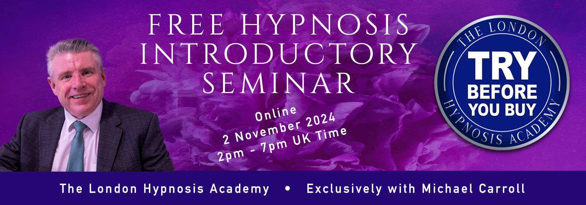 Free Hypnosis Introductory Seminar